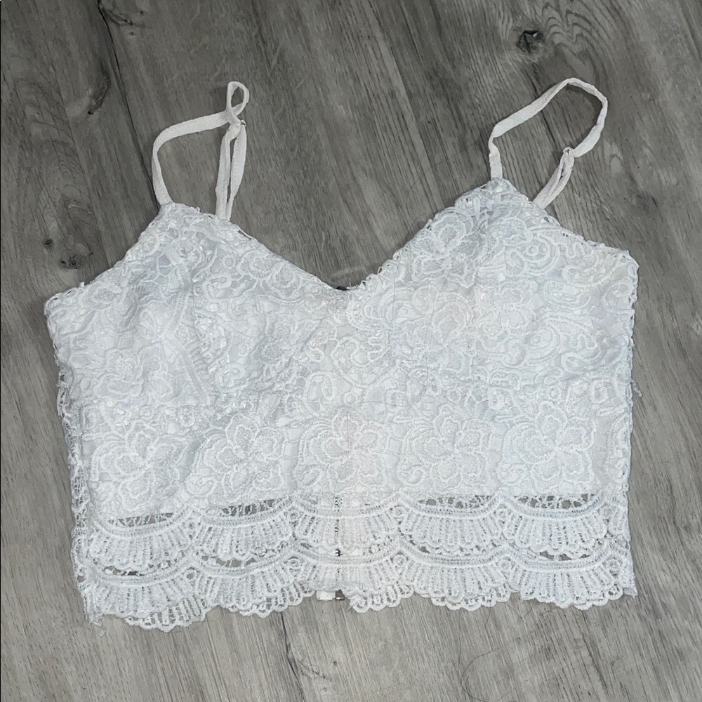 White Lace Women’s Top